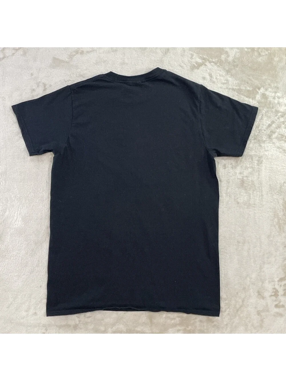 The Beatles Abbey Road Graphic T Shirt Black Crew Neck Casual Music Mens Small